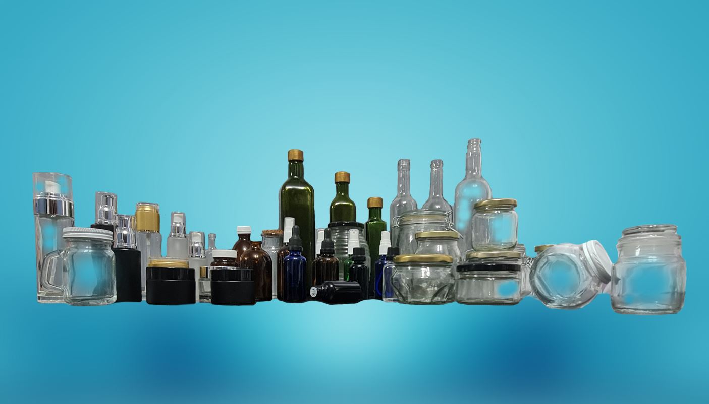 Colección original de botellas, frascos y tarros Portmon